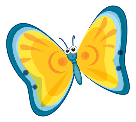 蝴蝶卡通高清png免抠元素 蝴蝶卡通高清png免抠元素