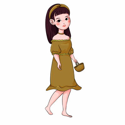 穿裙子的女孩 穿裙子的女孩