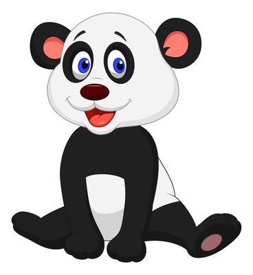 手绘卡通大熊猫 手绘卡通大熊猫