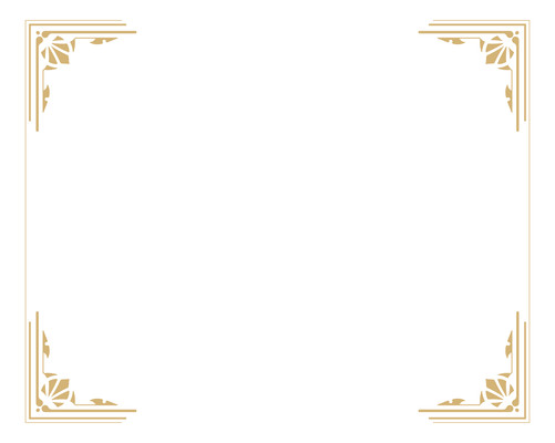 金色四角框 金色四角框