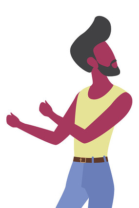 复古时髦的男人 复古时髦的男人