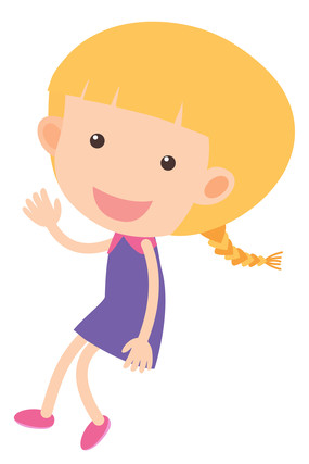 金发卡通女孩 金发卡通女孩