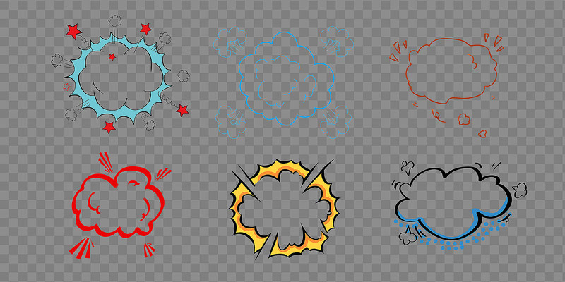 气泡爆炸框元素 气泡爆炸框元素