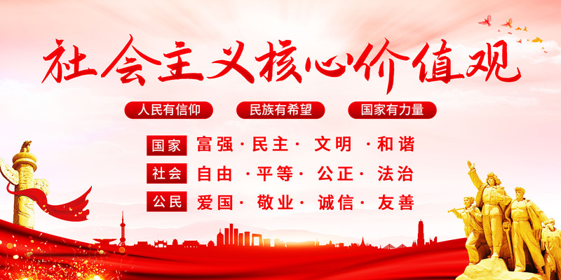社会主义核心价值观展板 社会主义核心价值观展板