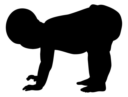 俯地拉伸剪影免抠元素 俯地拉伸剪影免抠元素