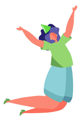 手绘卡通女人元素 手绘卡通女人元素