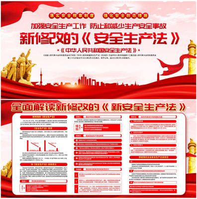 2021新修改安全生产法宣传栏 2021新修改安全生产法宣传栏