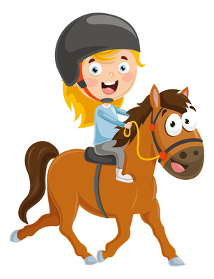 骑马的女孩 骑马的女孩