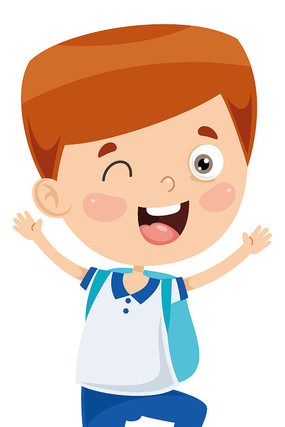 背着书包的学生 背着书包的学生