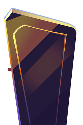 渐变色木牌免抠元素 渐变色木牌免抠元素