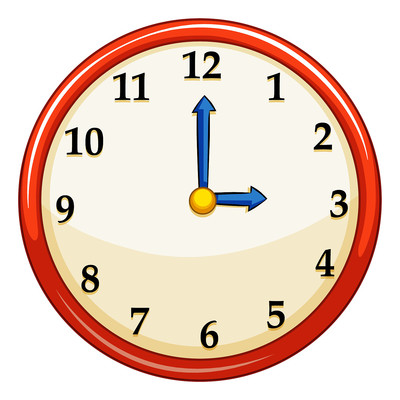 漫画风时钟元素 漫画风时钟元素