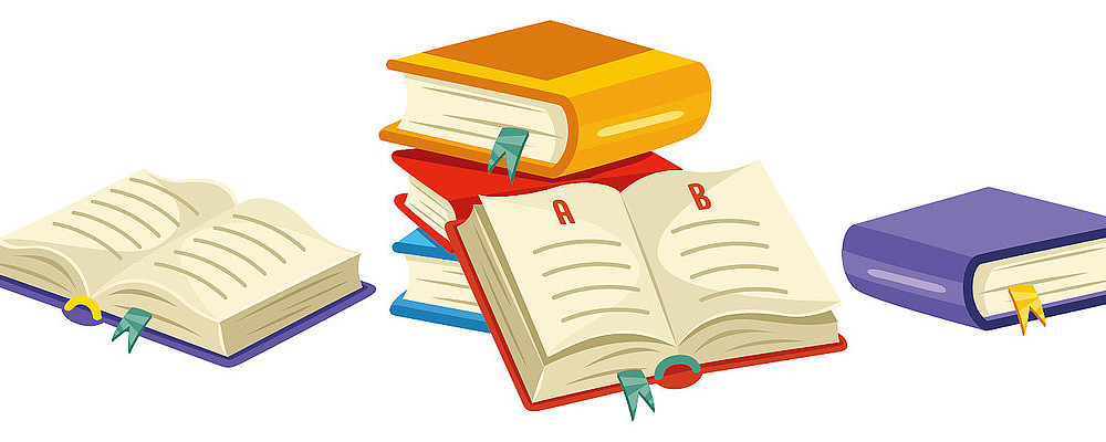 漫画风书本元素 漫画风书本元素