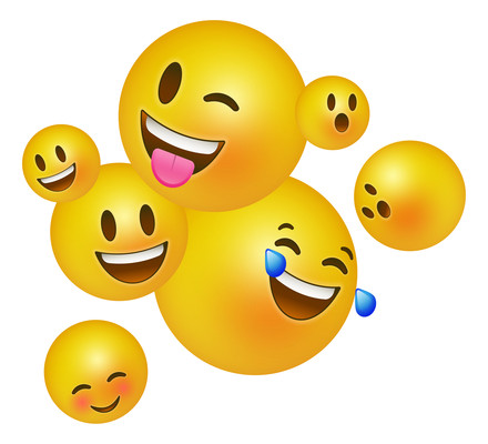 黄色笑脸 PNG