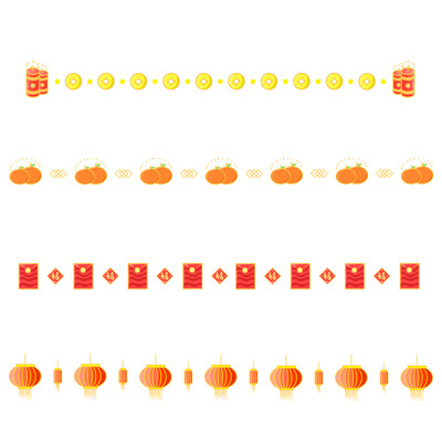 新年分割线 PSD