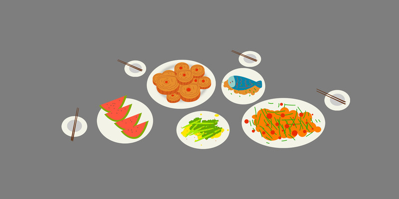 美食菜品小元素 PNG