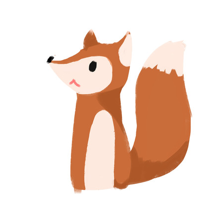 动物狐狸2手绘 动物狐狸2手绘