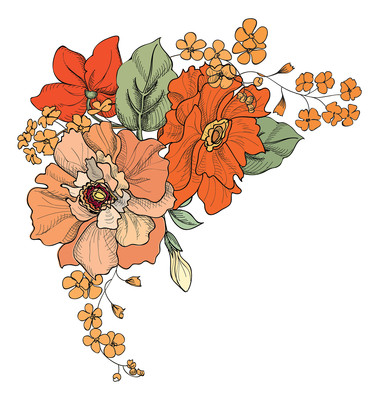卡通花卉 PNG