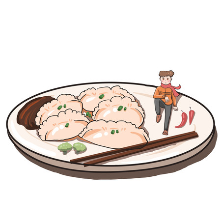 饺子人物组合元素 饺子人物组合元素