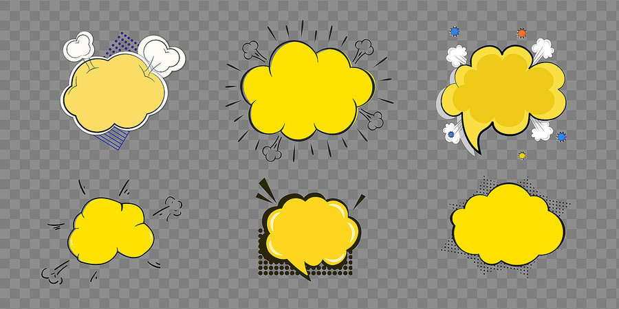 爆炸文本对话框素材 爆炸文本对话框素材