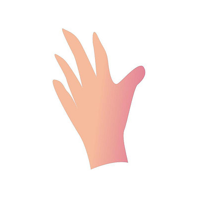 手掌手势扁平卡通元素 手掌手势扁平卡通元素
