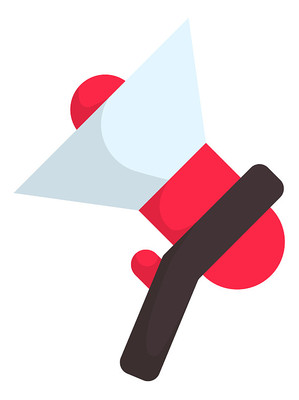 卡通立体式喇叭元素 卡通立体式喇叭元素