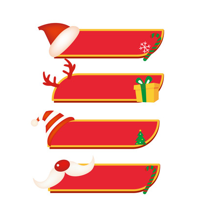 同色系可爱圣诞节标题框 同色系可爱圣诞节标题框