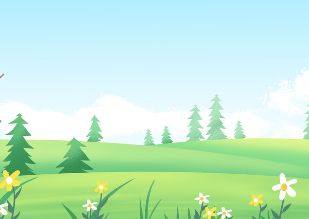 蓝天草地绿色植物清新背景图psd 蓝天草地绿色植物清新背景图psd