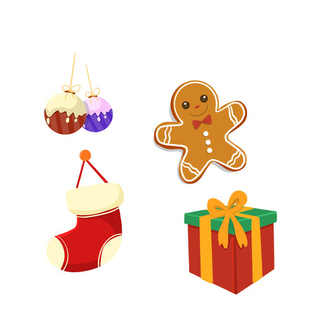 卡通圣诞元素 卡通圣诞元素