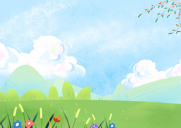 ��ֲͨ�ﻨ�����챳��ͼ PSD