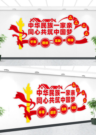 民族团结宣传文化墙 民族团结宣传文化墙