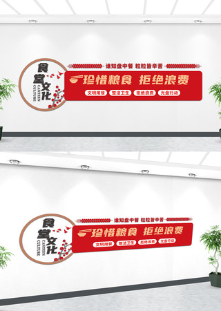 食堂文化墙 食堂文化墙