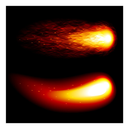 卡通黑色平行火焰元素 卡通黑色平行火焰元素