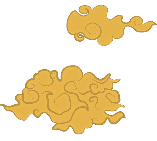 卡通手绘白云 PNG