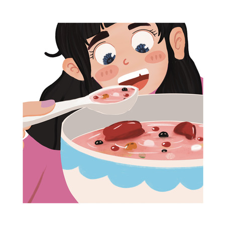 腊八节插画设计 腊八节插画设计