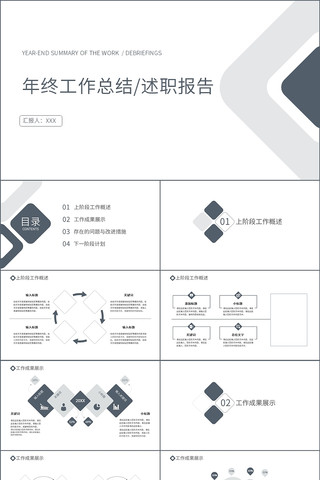 ��Լ�����չ����ܽ���ְ����PPTģ��