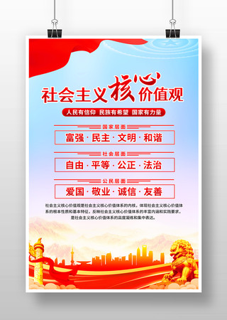 社会主义核心价值观展板 社会主义核心价值观展板