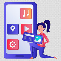 Ů���ֻ�չʾ��Ƭ�ļ�ͼ��