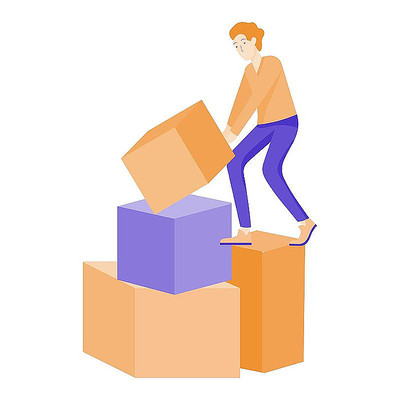 堆叠货物搬货 堆叠货物搬货