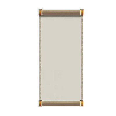 简约卷轴横轴金色横幅 简约卷轴横轴金色横幅