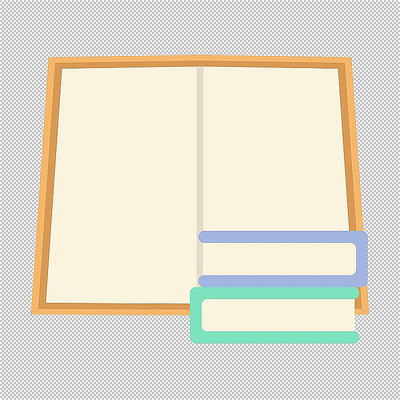 课本书本插画 课本书本插画