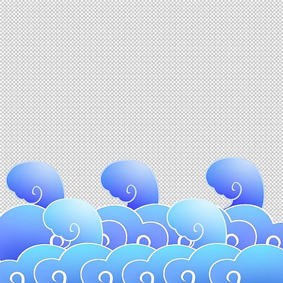 海浪波纹底边 海浪波纹底边