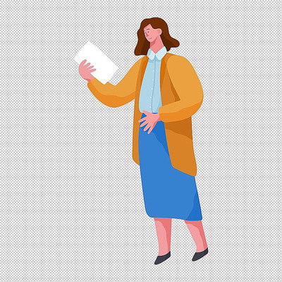 女人手拿文件 女人手拿文件