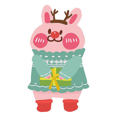 圣诞节可爱小动物 圣诞节可爱小动物