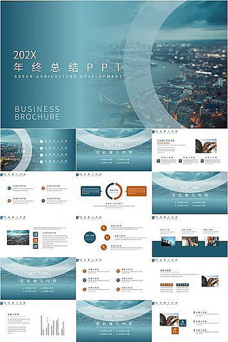 �����Լ�����ܽ�PPTģ�� pptx