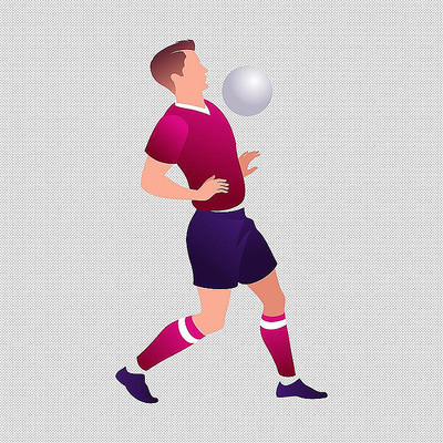 男人顶球足球 男人顶球足球