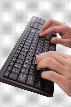 键盘背景网络公司名片矢量素材