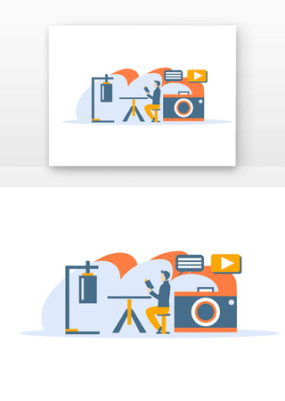 扁平教育插画 扁平教育插画