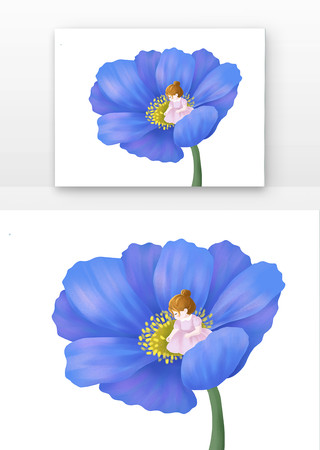 春天花朵女孩 春天花朵女孩