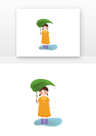 在树叶下躲雨的人 在树叶下躲雨的人