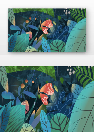 植物唯美插画 植物唯美插画